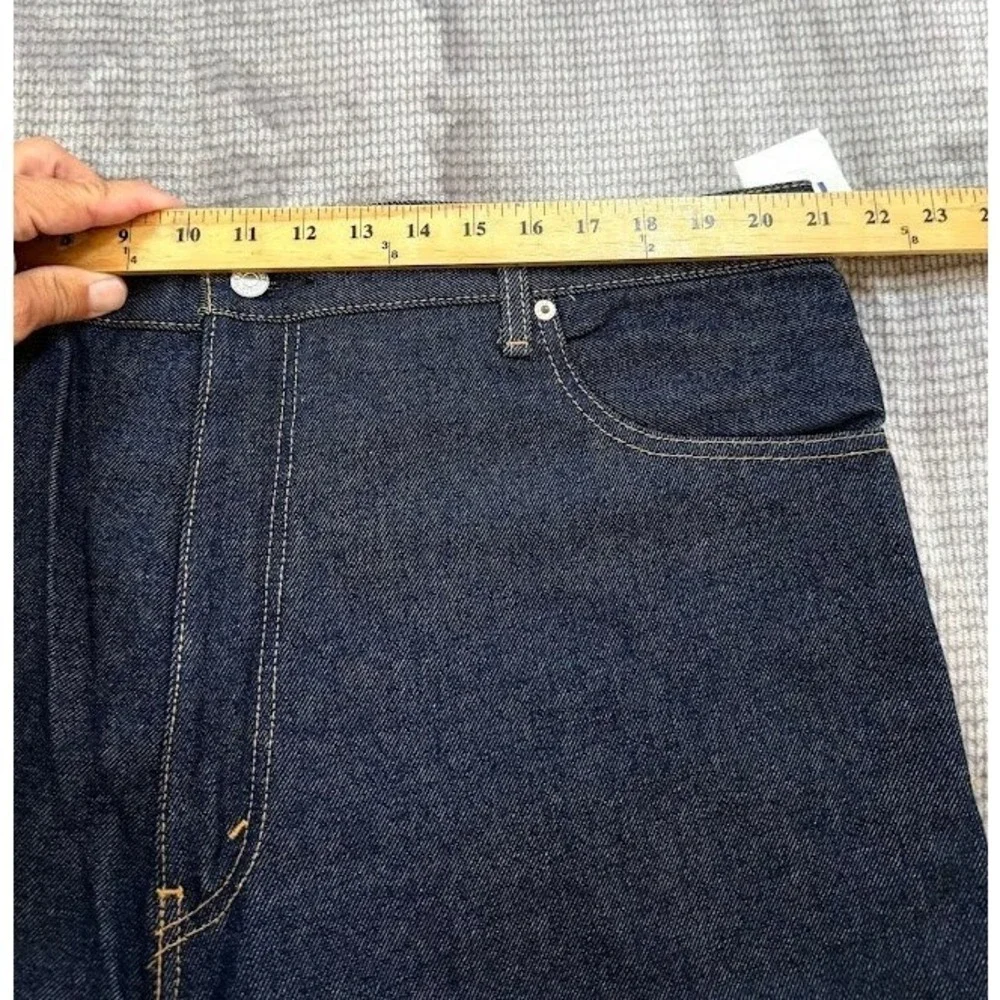 Levis 517 Bootcut Jeans Mens 42x30 Dark Indigo Rigid Denim 100% Cotton NEW